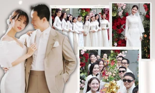 Lễ ăn hỏi Diễm My 9X: Minh Tú, Ninh Dương Lan Ngọc "dành cả năm đi bê tráp"