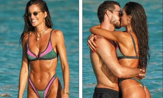 Nàng WAGs nóng bỏng nhất tuyển Đức phô body tượng tạc, liên tục ôm hôn bạn trai ở biển