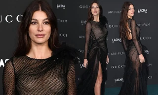 Bạn gái kém Leonardo DiCaprio 23 tuổi mặc váy trong suốt khoe dáng đẹp như tượng tạc