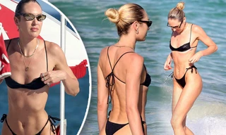 'Thiên thần nội y' Candice Swanepoel dáng đẹp như tượng tạc ở biển