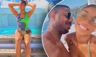 'Người đàn ông quyến rũ nhất hành tinh' âu yếm bạn gái nóng bỏng ở biển