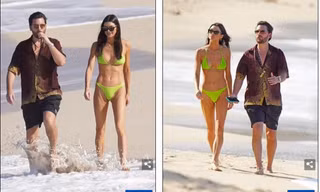 'Trai hư' Scott Disick lại đi biển với 'gái lạ'