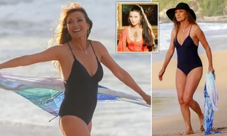 Nàng Bond Girl nóng bỏng một thời Jane Seymour tự tin diện áo tắm ở tuổi 70