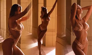 Người đàn bà Romania đẹp 'khuynh thành' phô đường cong tuyệt mỹ với bikini
