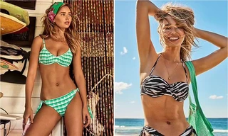 Bạn gái của Liam Hemsworth cực xinh đẹp và quyến rũ với áo tắm