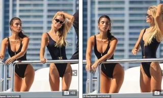 Dàn mẫu nội y đình đám khoe dáng với áo tắm trên du thuyền