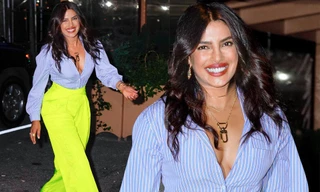 Hoa hậu Priyanka Chopra diện mốt không nội y