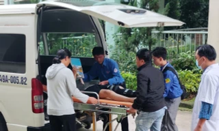 Nam sinh bị tai nạn gãy chân ở Bảo Lộc không thể tiếp tục dự thi