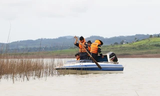 Lực lượng PCCC-CHCN đang tìm người mát tích
