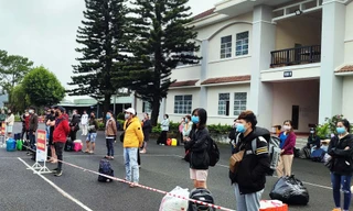 Khu cách ly tập trung ở Trung tâm huấn luyện và bồi dưỡng nghiệp vụ Công an Lâm Đồng