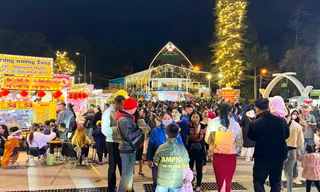 Khu chợ đêm thứ hai ở Đà Lạt mở cửa xuyên đêm đón năm mới 2024