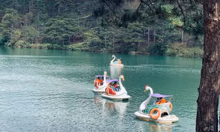 Hồ thắng cảnh ở Đà Lạt