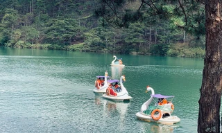 Hồ thắng cảnh ở Đà Lạt