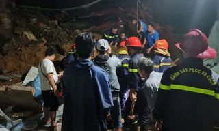 Lâm Đồng: Ta luy cao 8m đổ ập vào phòng ngủ giữa đêm, 1 người tử vong