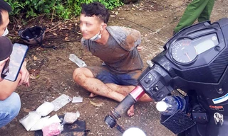 T.T.V bị bắt khi băng rừng