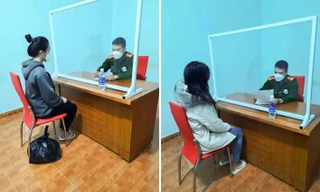 Công an làm việc với các đối tượng đánh nữ sinh lớp 11