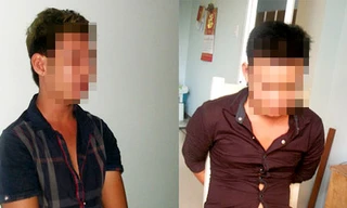 Hai “yêu râu xanh” bị bắt giữ tại cơ quan công an