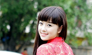 Nữ sinh xinh như búp bê thi Nghệ thuật Quân đội