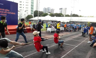 Gần 200 vận động viên sôi nổi tranh tài tại hội thao kỷ niệm 91 năm Ngày thành lập Đoàn