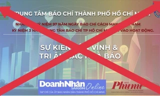 Giả mạo Trung tâm báo chí TPHCM để… kêu gọi tài trợ