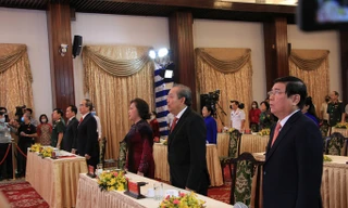 Chủ tịch Quốc Hội dự lễ kỷ niệm 45 năm giải phóng miền Nam thống nhất đất nước