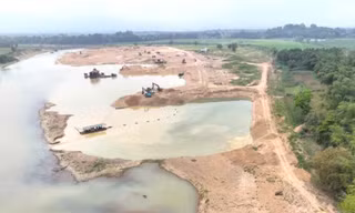 Công ty khai thác khoáng sản bị phạt hơn 1 tỷ đồng vì hàng loạt vi phạm