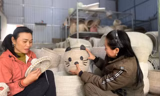 Dạy nghề miễn phí cho phụ nữ, người khuyết tật để thoát nghèo