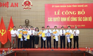 Nghệ An điều động bổ nhiệm nhiều cán bộ chủ chốt