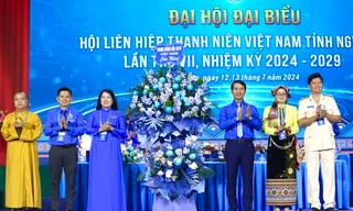 Phiên trọng thể Đại hội Hội LHTN Việt Nam tỉnh Nghệ An nhiệm kỳ 2024-2029