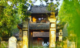 Ngắm vẻ đẹp độc lạ của ngôi đền thiêng, cổ ở xứ Nghệ