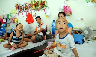 Rớt nước mắt các em bé đón Trung Thu tại viện Máu