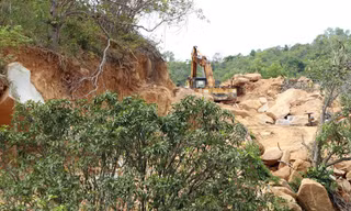 Thuê rẫy giá rẻ để khai thác cát trái phép