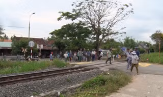 Đường ray Bắc- Nam, nơi xảy ra sự việc
