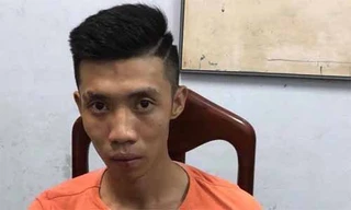 Khiếu Hữu Lục tại cơ quan công an tỉnh Khánh Hoà