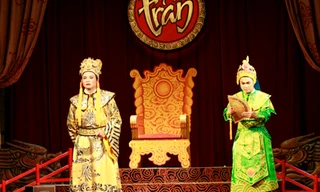 Cảnh vở “Mệnh đế vương”. Ảnh: Nguyên Hoàng