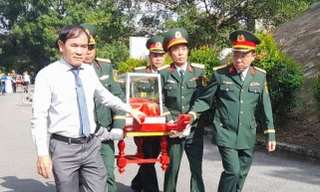 Quảng Trị: Truy điệu, an táng 10 hài cốt liệt sĩ hy sinh thời đánh Mỹ cứu nước
