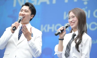 MC Khánh Vy và những chia sẻ thú vị trong Ngày hội tuyển sinh khối các ngành Khoa học và Công nghệ