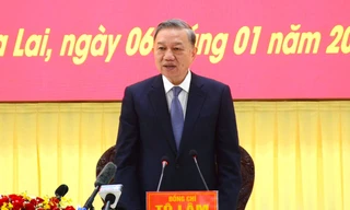 Tổng Bí thư Tô Lâm thăm, làm việc tại Quân đoàn 34 và Binh đoàn 15