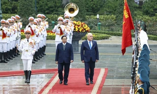 Thủ tướng Phạm Minh Chính chủ trì lễ đón Thủ tướng New Zealand