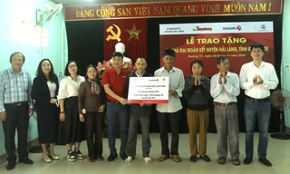 Báo Tiền Phong đồng hành cùng Vietlott tặng nhà Đại đoàn kết ở Quảng Trị