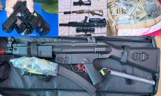 Cận cảnh các loại súng trong đường dây buôn bán vũ khí xuyên quốc gia