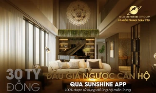 Đấu giá từ thiện qua Sunshine App-Sunshine Group ủng hộ 30 tỷ cho miền Trung