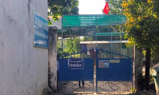 Trường THPT Vĩnh Xương, nơi xảy ra sự việc. Ảnh: Zing