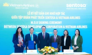 Vietnam Airlines 'bắt tay' với Sentosa kích cầu du lịch giữa Việt Nam và Singapore