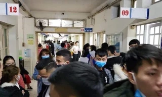 Chật kín người đi khám sức khỏe đi làm việc ở nước ngoài