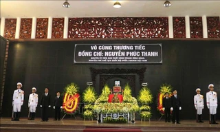 Lễ tang cấp Nhà nước nguyên Phó Chủ tịch Quốc hội Nguyễn Phúc Thanh