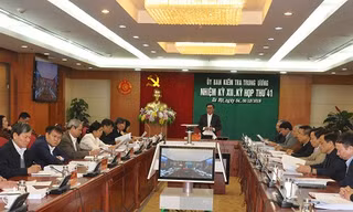Toàn văn Thông cáo báo chí Kỳ họp 41 của Ủy ban Kiểm tra Trung ương