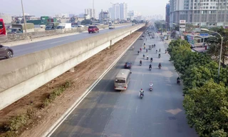 Tận thấy đường vành đai 3 sau xén dải phân cách