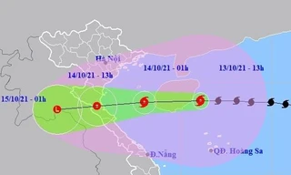 Bão số 8 giảm cấp trước khi đi vào đất liền
