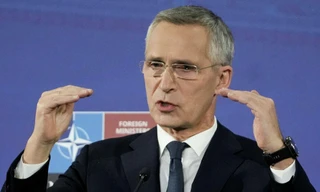 Tổng thư ký NATO Jens Stoltenberg. Ảnh: AP